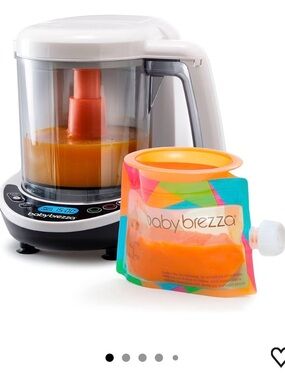Baby Brezza Baby Food Maker with Colorful Feeding Pouch
